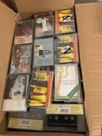 Box of 100+ New in shrink Christian Music on Cassette Tapes