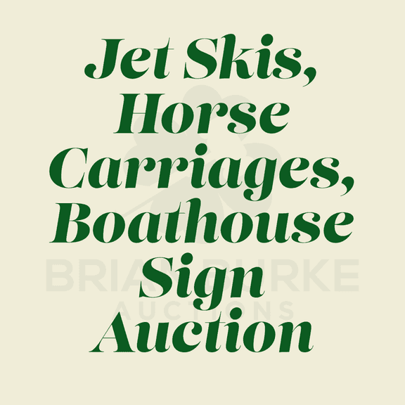 Jet skis, Carriages & Unique Items at Lake Winola- Live & Online Auction