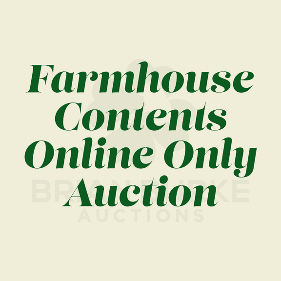 Online Only Farmhouse Contents Auctions
