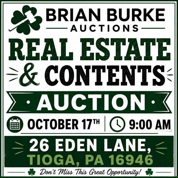 Live Real Estate and Contents Auction On-Site