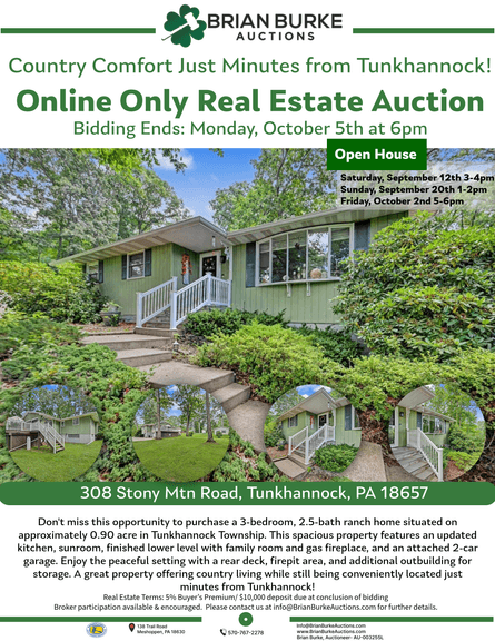 🏡 Ranch Home with Room to Relax – 308 Stony Mtn Rd, Tunk