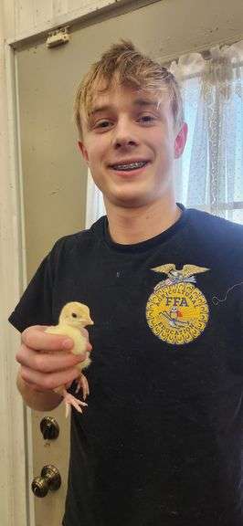 Reserve Grand Champion Meat Poultry Evan  Addis  Franklin Monroe FFA