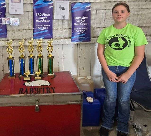 Grand Champion Pen of Three Kali  Jones  Rabbit Habbit