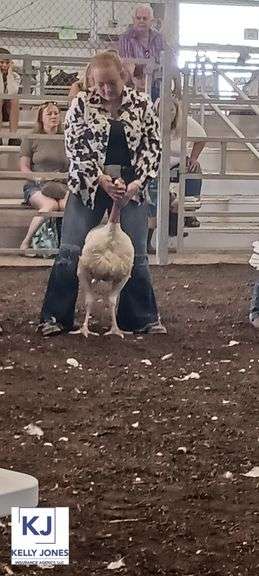 Reserve Champion Turkey MacKenzie  Cox  Jamestown Jr Farmers