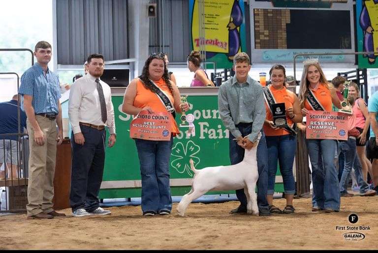 Reserve Champion Goat & Grand Best Scioto County Goat - Chase Blackburn Happy Campers