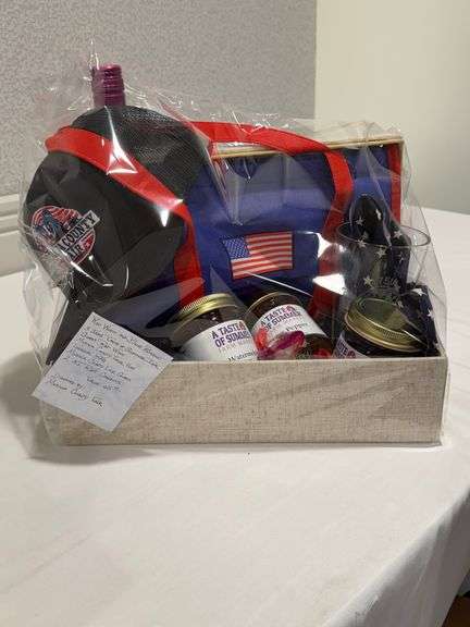 Red, White and Blue Basket