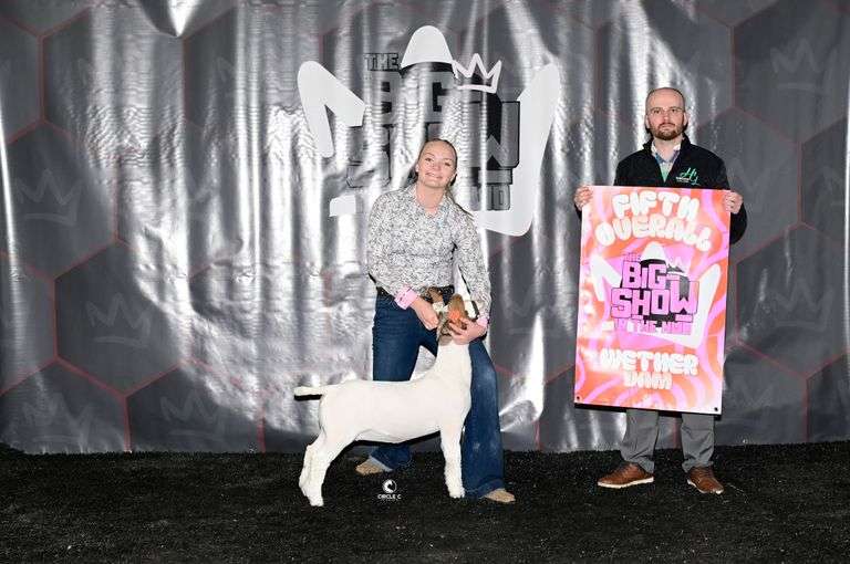 Millie Snively - Grand Champion Market Goat