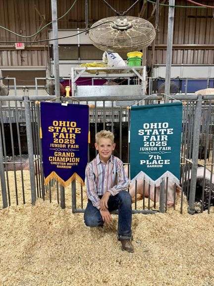 Carson Bickel - Supreme Grand Champion Dairy Cow