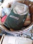 Barn: Vintage games, vintage clothing, flatware and cutlery