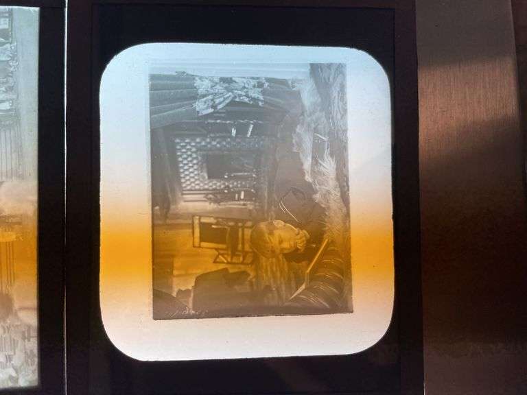 A lot of lantern slides. Nice variety.