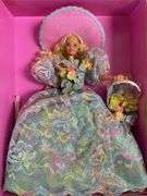 (3) enchanted seasons collection. Snow Princess Barbie. Autumn glory Barbie. Spring bouquet, Barbie. All in original boxes.