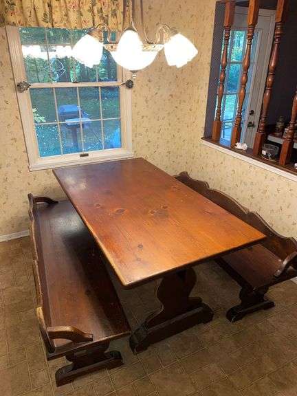 Kitchen table with bench seating