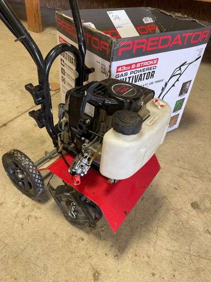 Predator 43 cc two-stroke gas powered cultivator