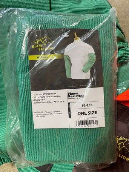13 pairs of black stallion, flame, resistant welding sleeves by the pair