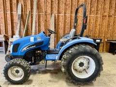 New Holland TC 40 a compact 4 x 4 utility tractor boom series. MFG. 2003–2008 Shibaura 2.0 L four cycle diesel engine. 12 speed synchronize shuttle . Approximately 40 hp engine. 540 independent rear, PTO/2000 mid. PTO. Three point rear hitch. Four-wheel-drive. Serial number G609606.1006 hours on meter. In use to maintain lawn so hours meter may vary. More Photos Coming.