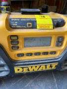 Dewalt worksite charger and radio DC 012. Working radio during setup. Sounds great
