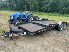 2022 imperial model SW – 18L – 22. 22 foot tandem Maxle 18,000 pound GVWR equipment trailer. Steel floor. Pintle hitch. 17 foot tilt/5 foot stationary floor section. With dovetail. Low profile type trailer. VIN number 1T9FS2229N0372128.-$1,000 Credit Card Deposit. Balance by Cash, Certified Check or ACH within 48 hours after sale. - See Documents for Certificate of Origin