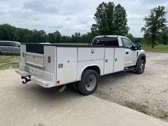 2021 Ford F550 XL service truck. Super Clean! Exceptional quality. Regular cab. 6.7 L power stroke turbo diesel engine. Automatic transmission. Reading Service Body. Dual rear wheels. Rear hitch. 7564 miles. 19,000 pound GVWR. VIN No. 1FDUF5GT8MDA14512. NOT including miscellaneous tools.  does not include transfer tank in bed or chain and other fuel tank. - Click Documents for Title. -$1,000 Credit Card Deposit. Balance by Cash, Certified Check or ACH within 48 hours after sale. Memo Title. see memo title