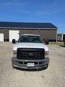 2008 Ford F350 super duty cab. 231,301 miles. Welding truck. 6.8 L Triton V 10 gasoline engine. Manual transmission. Door wheels. Steel flatbed set up for welding rig with toolboxes and vice. Rear hitch. Four-wheel-drive. 13,000 pound GVWR. VIN No. 1FDWF37YXAED29529. Includes Lincoln electric SAE 300 MP welder with accessories and cutting torch/tanks.  -$1,000 Credit Card Deposit. Balance by Cash, Certified Check or ACH within 48 hours after sale. (We drove this approx 5 miles from other site. Ready to work)