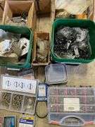 Exceptional hardware lot includes drill bits.