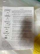 Five each hazmat glove bags, new. Also includes tarp by the piece.