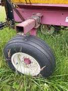 Demco model HCM. 300 gallon tub pull behind pesticide sprayer.