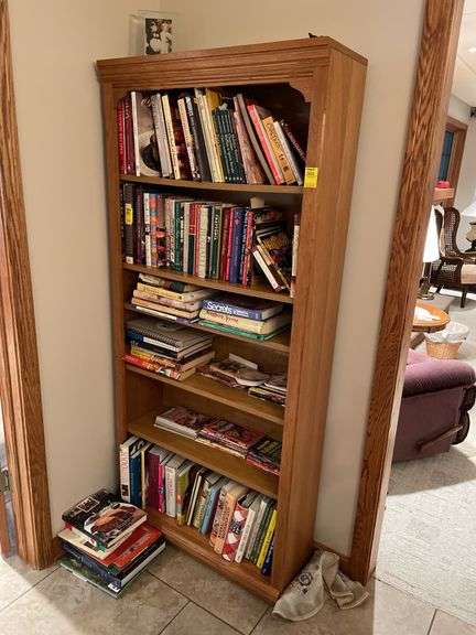 33 inch wide quality bookshelf. Books not included.