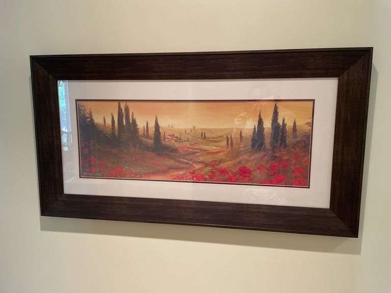 Entryway. 47 x 25” Vivid landscape print