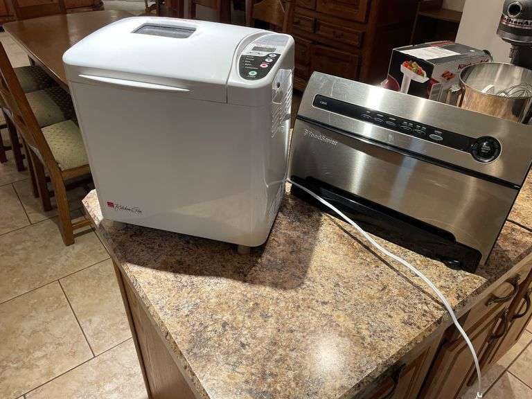 KitchenAid bread, maker and food saver.