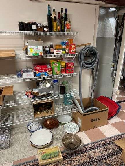 Lot of mason jars and lids, miscellaneous glass. Also include includes large serving and sauce bowls.