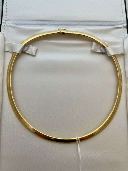 Omega Link chain. Engraved 14 K. Total weight 51.2 g.