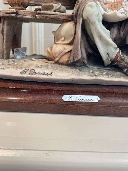 Living room. Armani figurine.