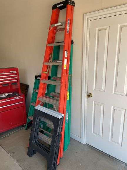 Warner 6 foot and 8 foot ladders, estimated