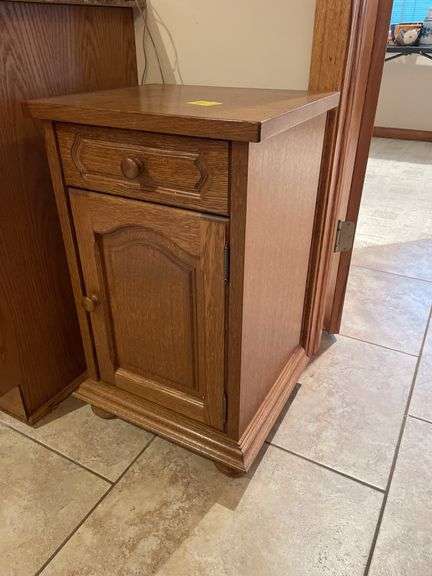 Quality Oak stand used as telephone stand