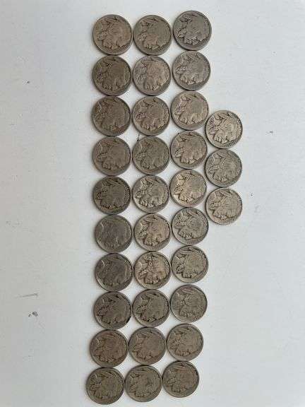 (33) buffalo head Nickels