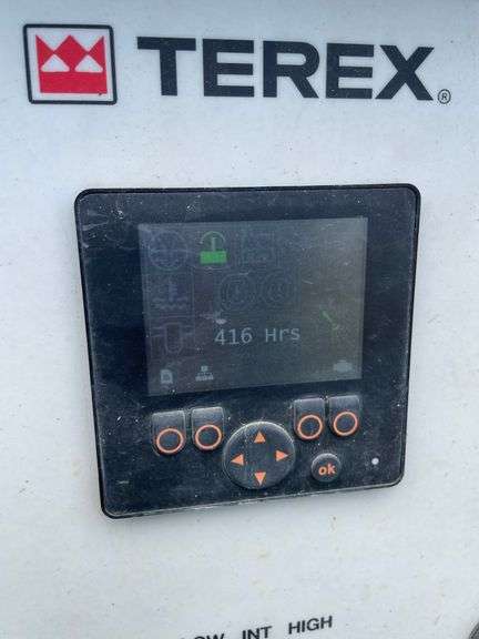 2013 Terex warrior 1800 portable tracked power screener. Diesel engine driven plant. Hydraulic wing conveyor. 416 Hours. Original Hours.ID number PID00123ADGD26434. Running at Set Up - $1000 deposit. balance in ACH or certified check within 48 hours of auction close