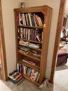 33 inch wide quality bookshelf. Books not included.