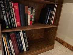 Two book￼￼ shelves, one with drop down and your choice of books. Easy loadout.