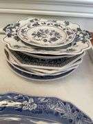 Lots of decorative plates. Includes Spode. Blue Danube. And more.