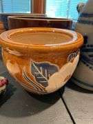 Nice pottery lot includes miniature butter churn