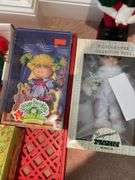 Living room. Doll lot includes Seymour man and cabbage patch.