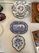 Lots of decorative plates. Includes Spode. Blue Danube. And more.