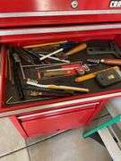 Craftsman rolling tool cabinet with a few miscellaneous tools