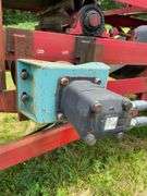 Red 80 foot aggregate conveyor. Non-engine hydraulic powered portable wheeled. -$1000 deposit.  balance in ACH or certified check within 48 hours of auction close