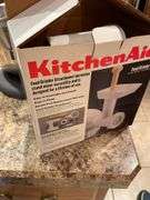 KitchenAid pro line model KSM5 professional mixer with attachments. This unit was plugged in and tested.