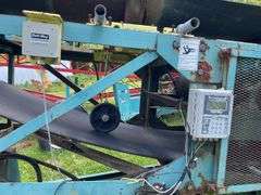 Approximately 80 foot Cumins diesel engine driven wheeled portable aggregate conveyor. Shows 1239 hours on meter. Started at inspection. -$1000 deposit. balance in ACH or certified check within 48 hours of auction close