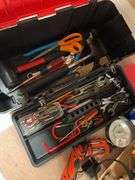 Household toolbox, miscellaneous tools.
