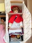 Living room. Large doll lot. Featuring Knowles doll.
