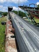 Approximately 80 foot Cumins diesel engine driven wheeled portable aggregate conveyor. Shows 1239 hours on meter. Started at inspection. -$1000 deposit. balance in ACH or certified check within 48 hours of auction close