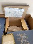 Demdaco figurines in box, miscellaneous